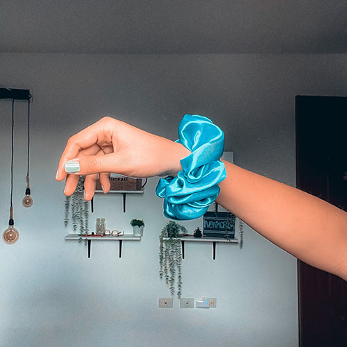 Scrunchie Turquesa