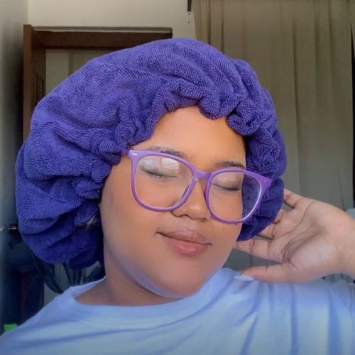 Gorro Mediano de microfibra Azul