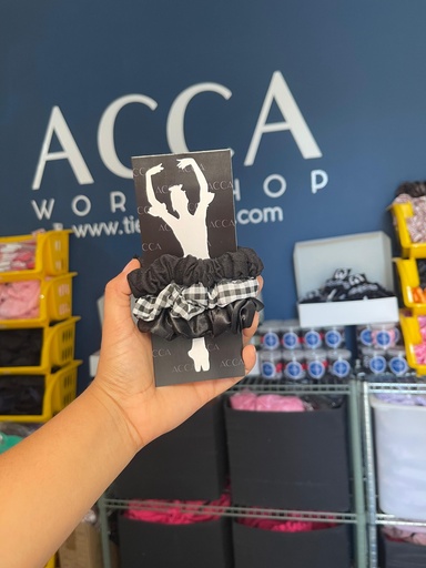 Mini Scrunchies combo negro 